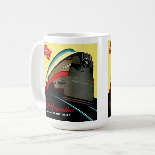  hiawatha gestroomlijnde trein mok (Voorkant links)