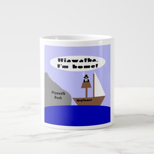 Hiawatha, ik ben thuis grote koffiekop (Voorkant)