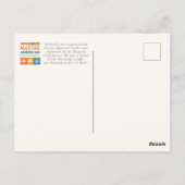 Hiawatha Indiaans Indiaans hoofdportret Briefkaart (Achterkant)