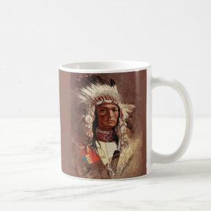 Hiawatha Indiaans Indiaans hoofdportret Koffiemok