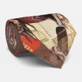 Hiawatha Indiaans Indiaans hoofdportret Stropdas (Opgerold)