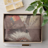 Hiawatha Indiaans Indiaans hoofdportret Tissuepapier (Geschenk)