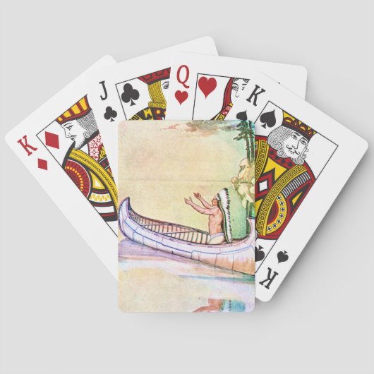 Hiawatha Magic Canoe Pokerkaarten (Achterkant)
