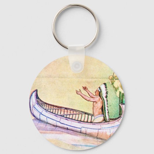 Hiawatha Magic Canoe Sleutelhanger (Voorkant)