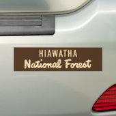 Hiawatha National Forest Bumpersticker (Op auto)