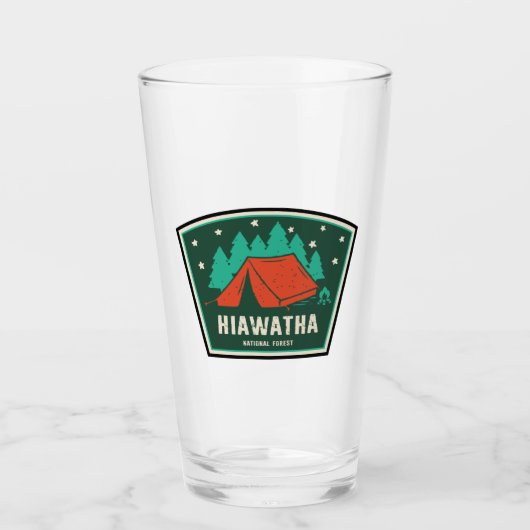 Hiawatha National Forest Camping Glas (Voorkant)