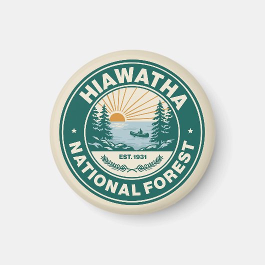 Hiawatha National Forest Magneet (Voorkant)