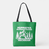 Hiawatha National Forest Michigan Tote Bag (Achterkant)