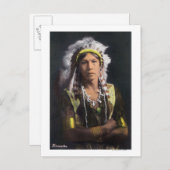 Hiawatha Portrait Briefkaart (Voorkant / Achterkant)
