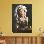 Hiawatha Portrait Canvas Afdruk (Insitu (Woonkamer))