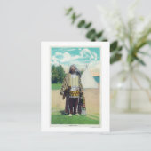 Hiawatha Portret # 2 Briefkaart (Staand voorkant)