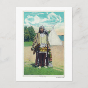 Hiawatha Portret # 2 Briefkaart