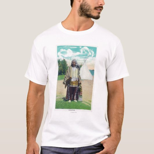Hiawatha Portret # 2 T-shirt (Voorkant)
