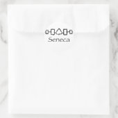 Hiawatha-Seneca02 Ronde Sticker (Tas)