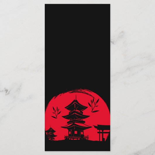 Hibachi Birthday Dinner Hibachi Party Menu (Achterkant)