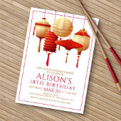 Hibachi Birthday Dinner Kaart