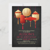 Hibachi Birthday Dinner Kaart (Voorkant)