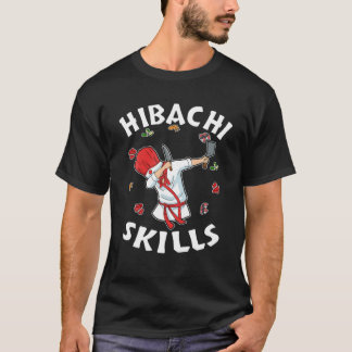 Hibachi Connoisseur Gifts Hibachi Chef Costume Hib T-shirt
