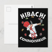 Hibachi Connoisseur Hibachi Grill Gift Hibachi Briefkaart (Voorkant / Achterkant)
