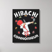 Hibachi Connoisseur Hibachi Grill Gift Hibachi Canvas Afdruk (Voorkant)