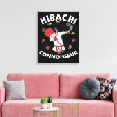 Hibachi Connoisseur Hibachi Grill Gift Hibachi Canvas Afdruk (Insitu (Woonkamer))