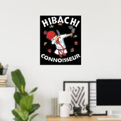 Hibachi Connoisseur Hibachi Grill Gift Hibachi Poster (Thuiskantoor)