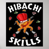Hibachi Gifts Hibachi Connoisseur Hibachi Chef Poster (Voorkant)