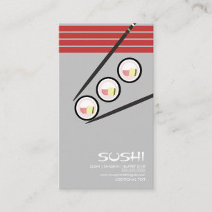 Hibachi Japan Asian Sushi Logo Visitekaartje