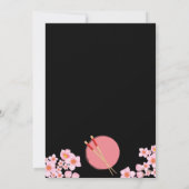 Hibachi Japans Diner Verjaardagsfeest Bedankkaart (Achterkant)