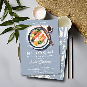 Hibachi Japans Thema Soiree Chic Verjaardagsfeest Kaart