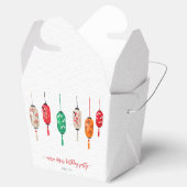 Hibachi Japanse Lantaarns Chef Verjaardagsfeestje Bedankdoosjes (Geopend)