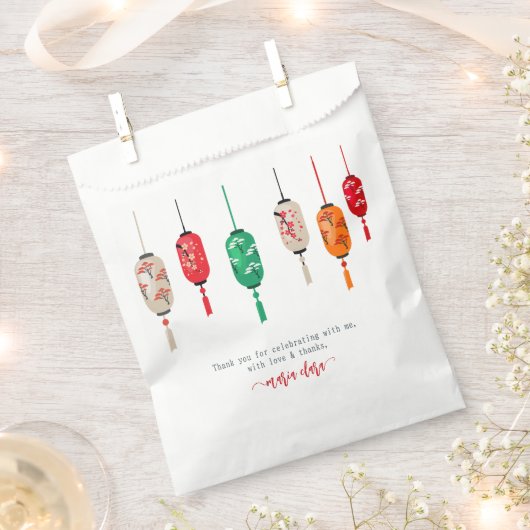 Hibachi Japanse Lantaarns Chef Verjaardagsfeestje Bedankzakje (Geknipt)