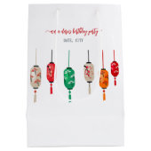 Hibachi Japanse Lantaarns Chef Verjaardagsfeestje Medium Cadeauzakje (Achterkant)