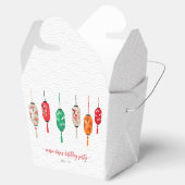 Hibachi Japanse lantaarns verjaardagsfeestje Bedankdoosjes (Geopend)