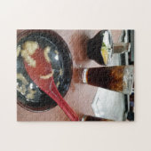 Hibachi Lintel Soup Food Drink Salad Legpuzzel (Horizontaal)