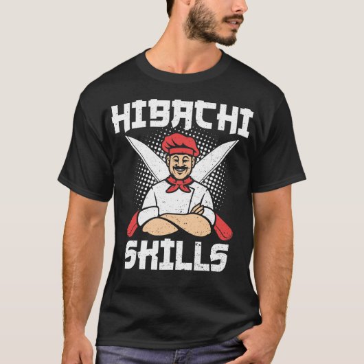 Hibachi Skills - Koken T-shirt (Voorkant)
