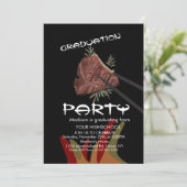 Hibachi Steak Japans restaurant Afstuderen Kaart (Staand voorkant)