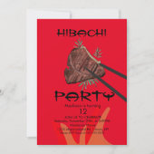 Hibachi Steak Japanse restaurantpartij Kaart (Voorkant)