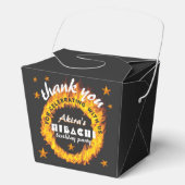 Hibachi Thema Grill Flame Japans Verjaardagsfeest Bedankdoosjes (Voorkant)