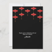 Hibachi Thema Verjaardag Privé Chef Japans Party Bedankkaart (Voorkant)