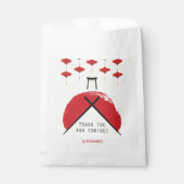 Hibachi Thema Verjaardagsfeest Privé Chef Japans Bedankzakje (Voorkant)