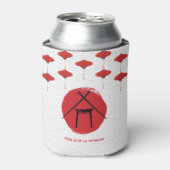 Hibachi Thema Verjaardagsfeest Privé Chef Japans Blikjeskoeler (Blikje Voorkant)