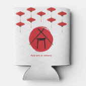 Hibachi Thema Verjaardagsfeest Privé Chef Japans Blikjeskoeler (Achterkant)