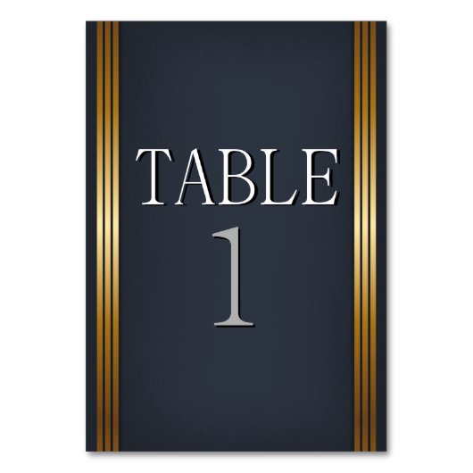 Hibachi Verjaardag Diner Tafelnummer (Voorkant)