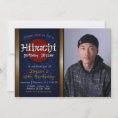 Hibachi Verjaardags Diner met Foto Kaart (Voorkant)