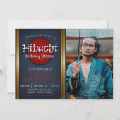 Hibachi-verjaardagsdiner met afbeelding kaart (Voorkant)