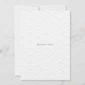 Hibachi Verjaardagsfeest Wind Chimes Furin Japans Bedankkaart (Achterkant)