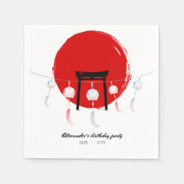 Hibachi Verjaardagsfeest Wind Chimes Furin Japans Servet