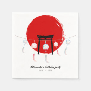 Hibachi Verjaardagsfeest Wind Chimes Furin Japans Servet