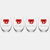 Hibachi Verjaardagsfeest Wind Chimes Furin Japans Wijnglas Zonder Voet (Voorkant)